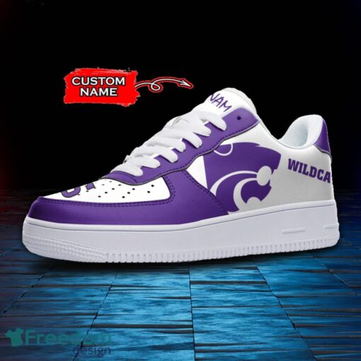 Kansas State Wildcats NCAA AF1 Personalized Name Sneakers Air Force Shoes For Fans Product Photo 2