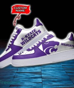 Kansas State Wildcats NCAA AF1 Personalized Name Sneakers Air Force Shoes For Fans Product Photo 3