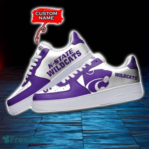 Kansas State Wildcats NCAA AF1 Personalized Name Sneakers Air Force Shoes For Fans Product Photo 3