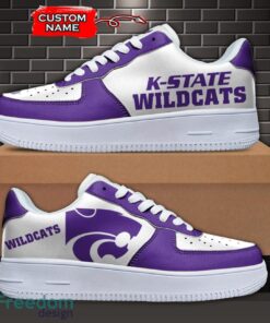 Kansas State Wildcats NCAA AF1 Personalized Name Sneakers Air Force Shoes For Fans