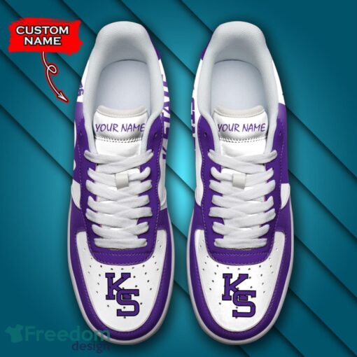 Kansas State Wildcats NCAA AF1 Personalized Name Sneakers Air Force Shoes For Fans Product Photo 4