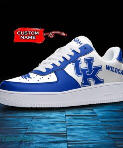 Kentucky Wildcats NCAA AF1 Personalized Name Sneakers Air Force Shoes For Fans Product Photo 2