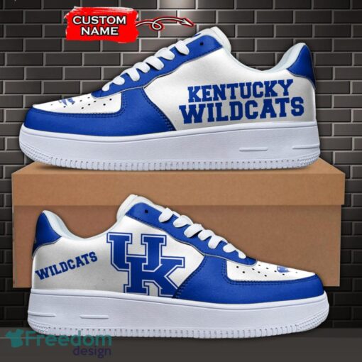 Kentucky Wildcats NCAA AF1 Personalized Name Sneakers Air Force Shoes For Fans Product Photo 1