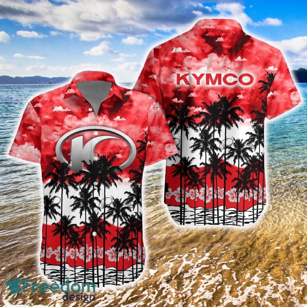 Kymco Hawaiian Shirt Car Tree Vintage For Men And Women - Kymco Hawaiian Shirt Car Tree Vintage For Men And Women