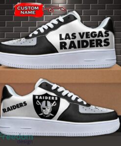 Las Vegas Raiders NFL AF1 Personalized Name Sneakers Air Force Shoes For Fans