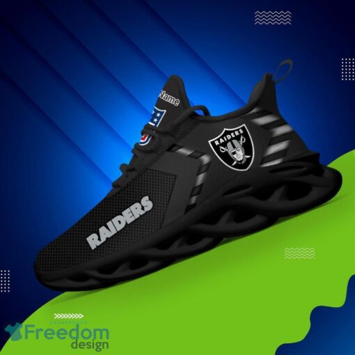 Las Vegas Raiders NFL Max Soul Shoes Sneakers For Men And Women Personalized Name Product Photo 2