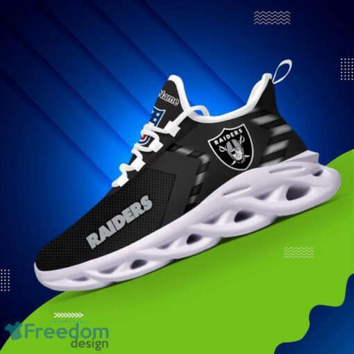 Las Vegas Raiders NFL Max Soul Shoes Sneakers For Men And Women Personalized Name Product Photo 3