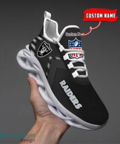 Las Vegas Raiders NFL Max Soul Shoes Sneakers For Men And Women Personalized Name Product Photo 4