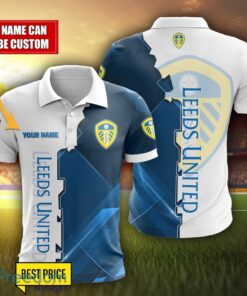 Leeds United F.C Personalized Name 3D Polo Shirt