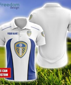 Leeds United F.C Polo Shirt Golf Lover Gift Ideas Custom Name Gift