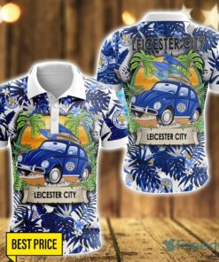 Leicester City F.C Car Beach Pattern 3D Polo Shirt