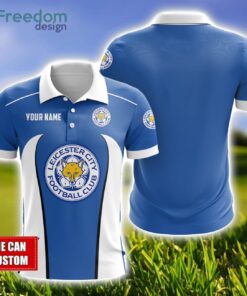 Leicester City F.C Polo Shirt Golf Lover Gift Ideas Custom Name Gift