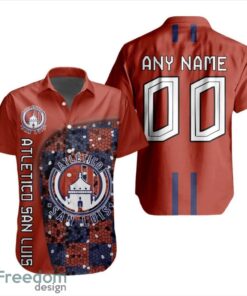 LIGA MX Atletico San Luis 3D Hawaiian Shirt Custom Name And Number Shirt