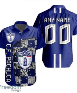 LIGA MX C.F. Pachuca 3D Hawaiian Shirt Custom Name And Number Shirt Product Photo 1