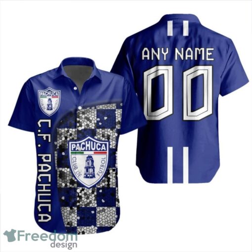 LIGA MX C.F. Pachuca 3D Hawaiian Shirt Custom Name And Number Shirt Product Photo 1