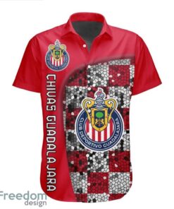 LIGA MX Chivas Guadalajara 3D Hawaiian Shirt Custom Name And Number Shirt Product Photo 2