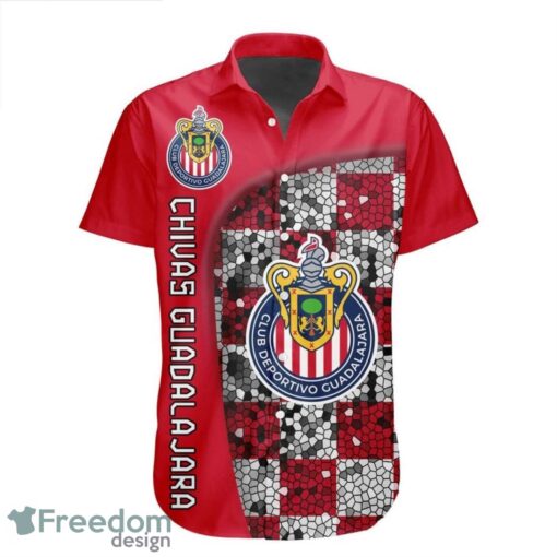 LIGA MX Chivas Guadalajara 3D Hawaiian Shirt Custom Name And Number Shirt Product Photo 2