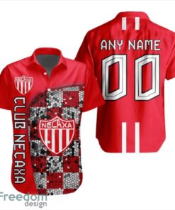 LIGA MX Club Necaxa 3D Hawaiian Shirt Custom Name And Number Shirt Product Photo 1