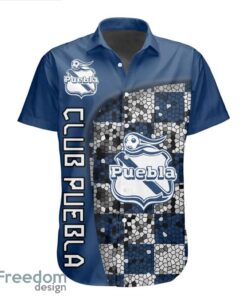 LIGA MX Club Puebla 3D Hawaiian Shirt Custom Name And Number Shirt Product Photo 2