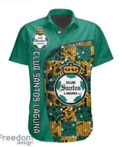 LIGA MX Club Santos Laguna 3D Hawaiian Shirt Custom Name And Number Shirt Product Photo 2