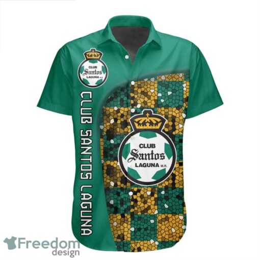 LIGA MX Club Santos Laguna 3D Hawaiian Shirt Custom Name And Number Shirt Product Photo 2