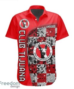 LIGA MX Club Tijuana 3D Hawaiian Shirt Custom Name And Number Shirt Product Photo 2