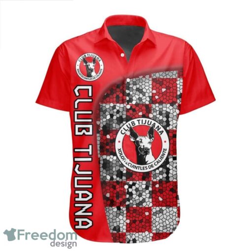 LIGA MX Club Tijuana 3D Hawaiian Shirt Custom Name And Number Shirt Product Photo 2