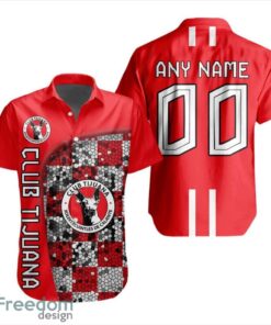 LIGA MX Club Tijuana 3D Hawaiian Shirt Custom Name And Number Shirt