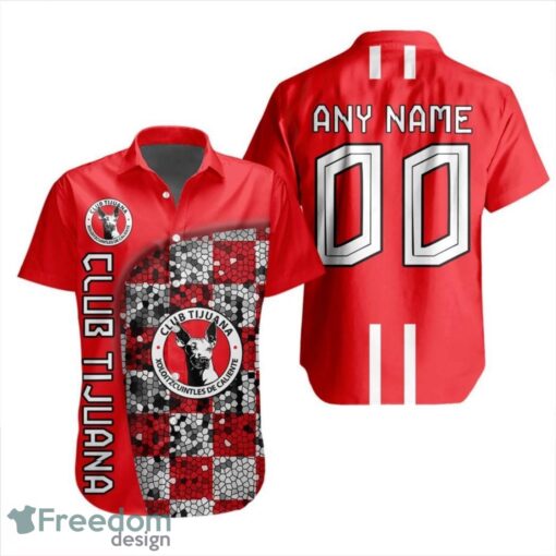 LIGA MX Club Tijuana 3D Hawaiian Shirt Custom Name And Number Shirt Product Photo 1