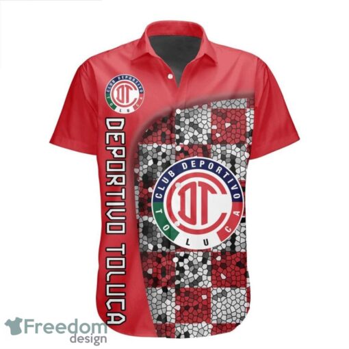 LIGA MX Deportivo Toluca 3D Hawaiian Shirt Custom Name And Number Shirt Product Photo 2