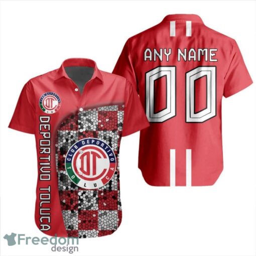 LIGA MX Deportivo Toluca 3D Hawaiian Shirt Custom Name And Number Shirt Product Photo 1