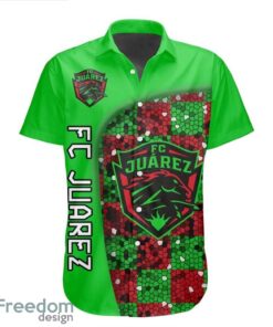 LIGA MX FC Juarez 3D Hawaiian Shirt Custom Name And Number Shirt Product Photo 2