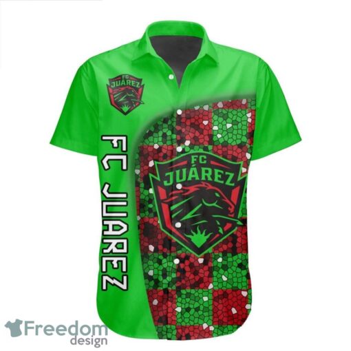 LIGA MX FC Juarez 3D Hawaiian Shirt Custom Name And Number Shirt Product Photo 2