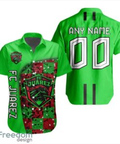 LIGA MX FC Juarez 3D Hawaiian Shirt Custom Name And Number Shirt