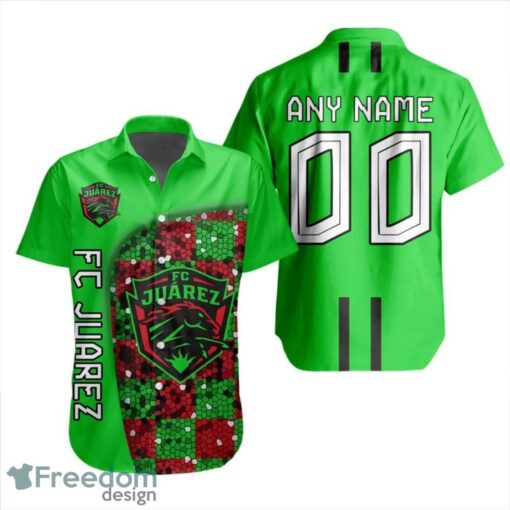 LIGA MX FC Juarez 3D Hawaiian Shirt Custom Name And Number Shirt Product Photo 1