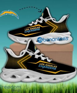 Los Angeles Chargers Sport Sneaker Identifier Gift Max Soul Shoes New For Fans - NFL Los Angeles Chargers Max Soul Sneakers Style 1