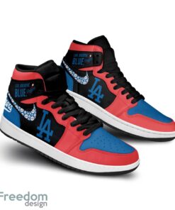 Los Angeles Dodgers Air Jordan Hightop Sneakers Shoes For Men And Women AJ1 Sneakers Product Photo 2