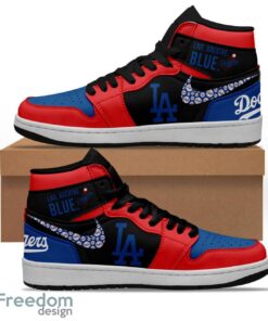 Los Angeles Dodgers Air Jordan Hightop Sneakers Shoes For Men And Women AJ1 Sneakers