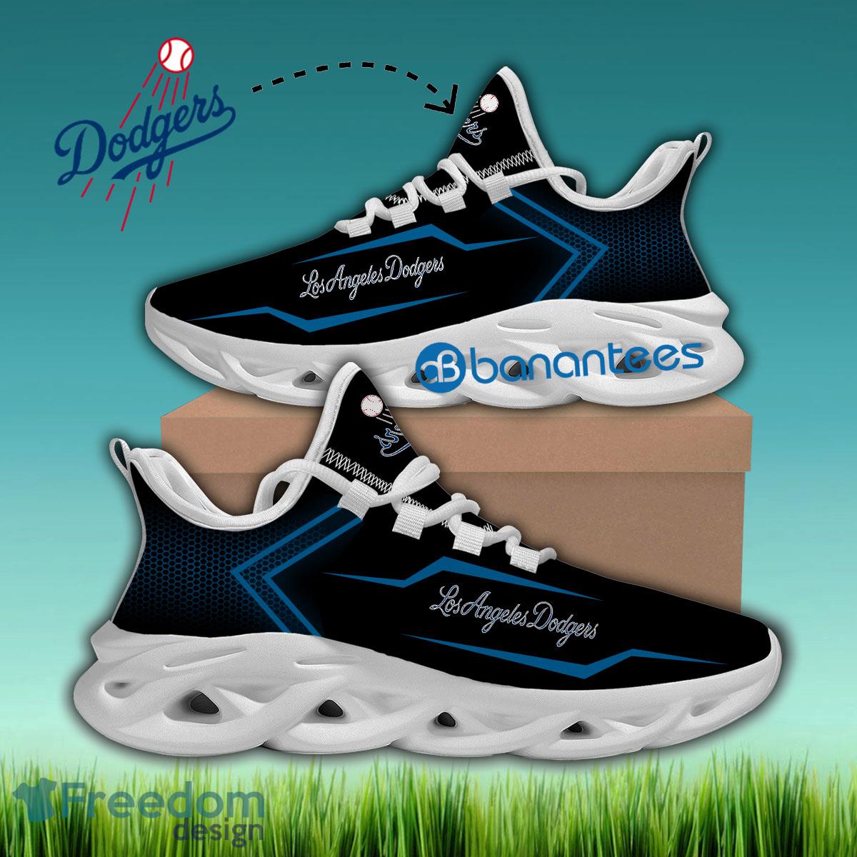 Los Angeles Dodgers Running Sneaker Contemporary Gift Max Soul Shoes New For Fans - MLB Los Angeles Dodgers Max Soul Sneakers Style 1