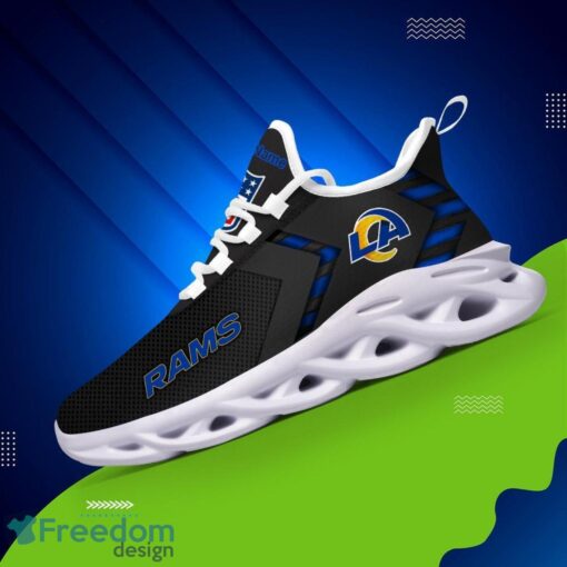 Los Angeles Rams NFL Max Soul Shoes Sneakers For Men And Women Personalized Name Product Photo 5