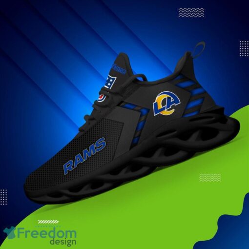 Los Angeles Rams NFL Max Soul Shoes Sneakers For Men And Women Personalized Name Product Photo 6