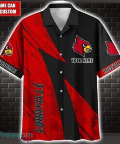 Louisville Cardinals 3D Hawaii Shirt Custom Name Limited Edition Product Photo 1