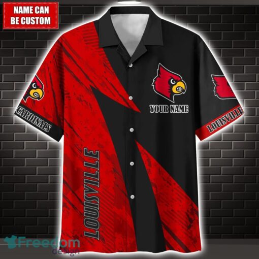 Louisville Cardinals 3D Hawaii Shirt Custom Name Limited Edition Product Photo 1