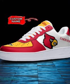 Louisville Cardinals NCAA AF1 Personalized Name Sneakers Air Force Shoes For Fans Product Photo 2