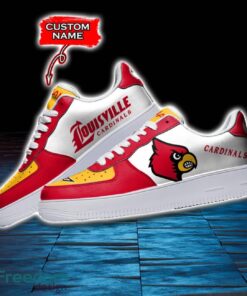 Louisville Cardinals NCAA AF1 Personalized Name Sneakers Air Force Shoes For Fans Product Photo 3