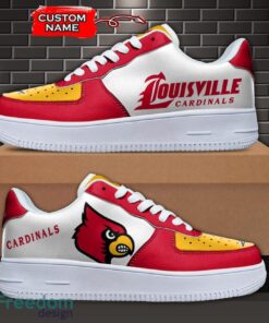 Louisville Cardinals NCAA AF1 Personalized Name Sneakers Air Force Shoes For Fans