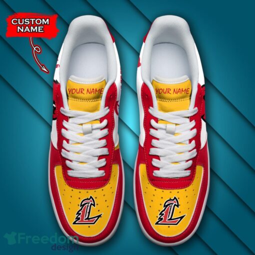 Louisville Cardinals NCAA AF1 Personalized Name Sneakers Air Force Shoes For Fans Product Photo 4