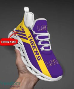 LSU Tigers Custom Name Personalize Max Soul Shoes Sport Sneakers Sport Gift Ideas