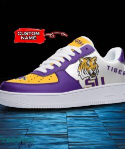 LSU Tigers NCAA AF1 Personalized Name Sneakers Air Force Shoes For Fans Product Photo 2