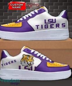 LSU Tigers NCAA AF1 Personalized Name Sneakers Air Force Shoes For Fans